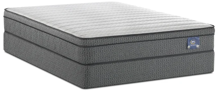 Serta Always Comfortable® Alberto Euro-Top Twin Mattress Set|Ensemble matelas à Euro-plateau Alberto Toujours Confortable de Serta pour lit simple