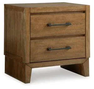 Sherbana Nightstand Two Drawer Night Stand
