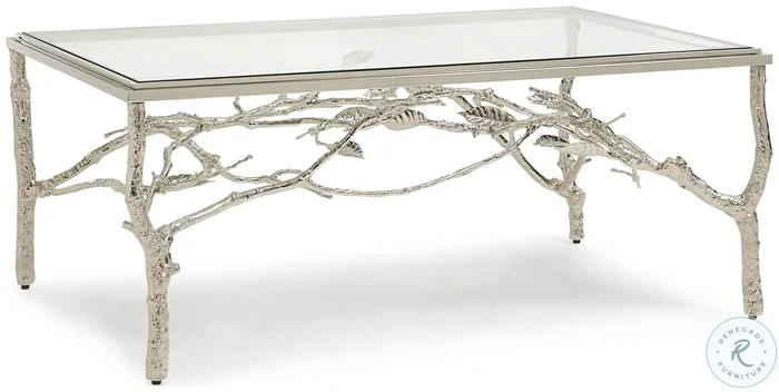 Silver Silver Cocktail Table