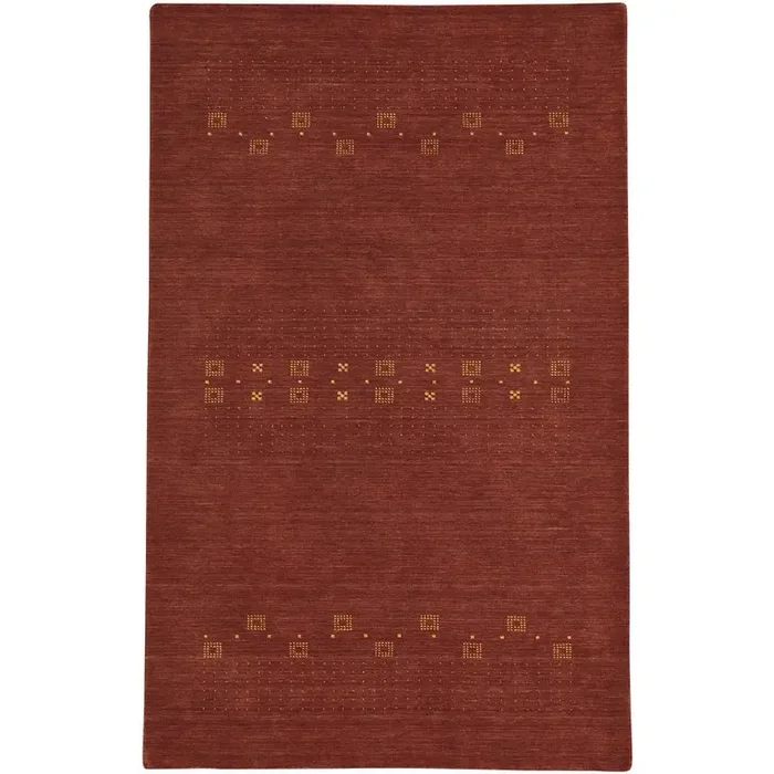 Simply Gabbeh 5 x 8 Adobe Red Area Rug
