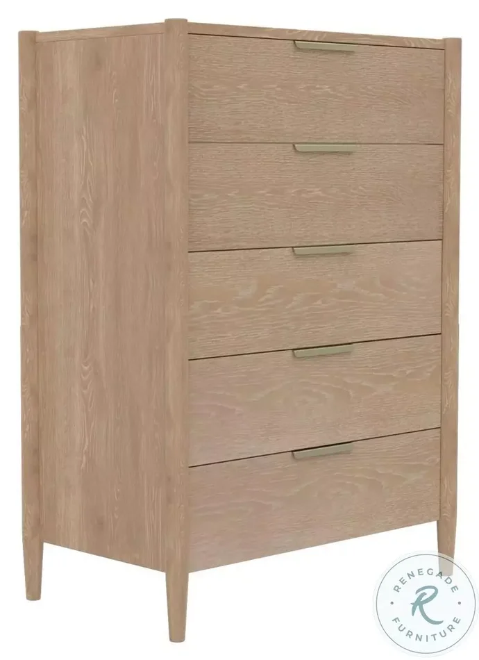 Sinclair Natural 5 Drawer Chest