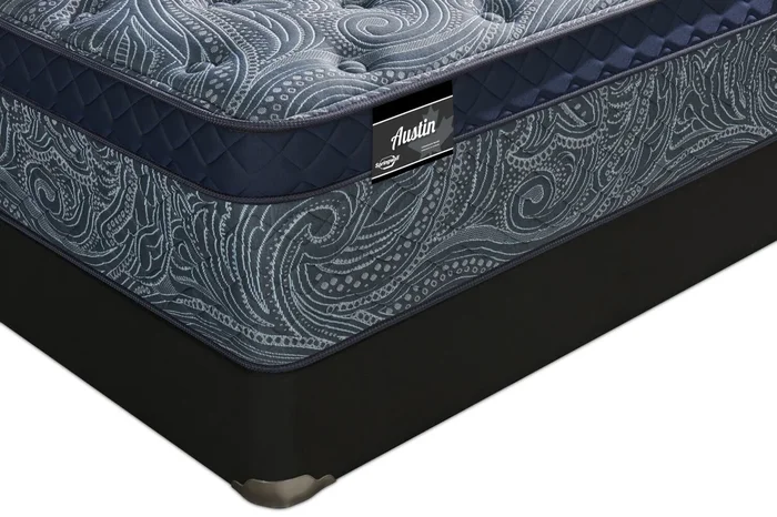 Springwall Austin Eurotop Medium Twin Mattress Set | Ensemble matelas semi-ferme à Euro-plateau Austin de Springwall pour lit simple