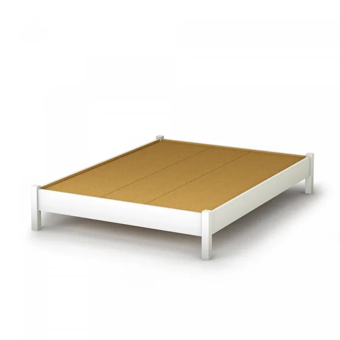 Step One Platform Bed – Pure White | Step One Lit Plateforme – Blanc Solide