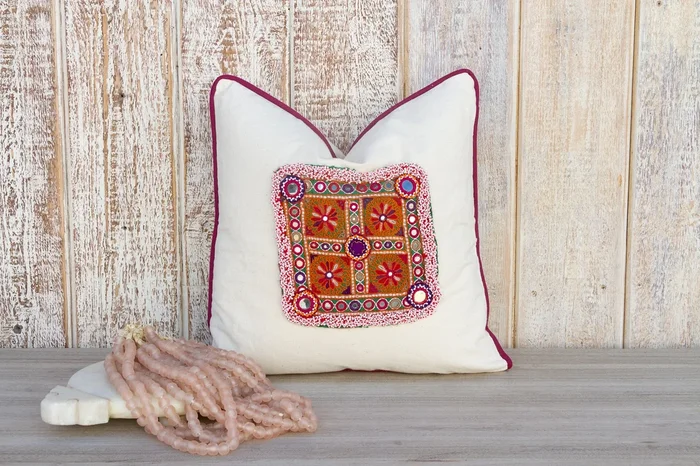 Sunil Vintage Boho Throw Pillow Cover
