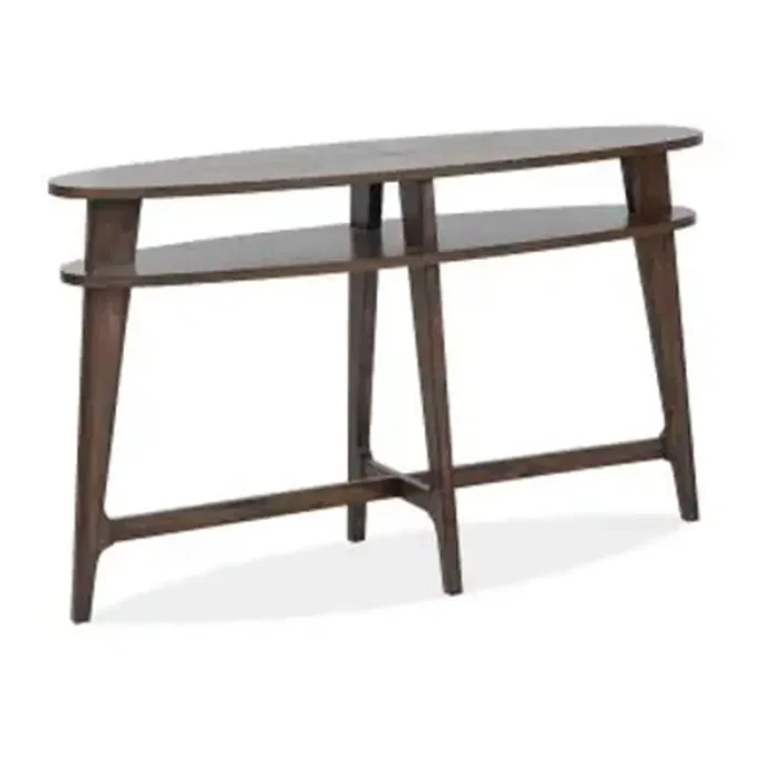 T5515-77 Magnussen Home Furniture Odette Oval Sofa Table