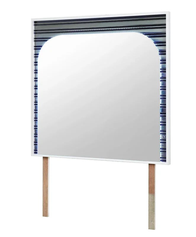 Talia White Mirror w/ LED