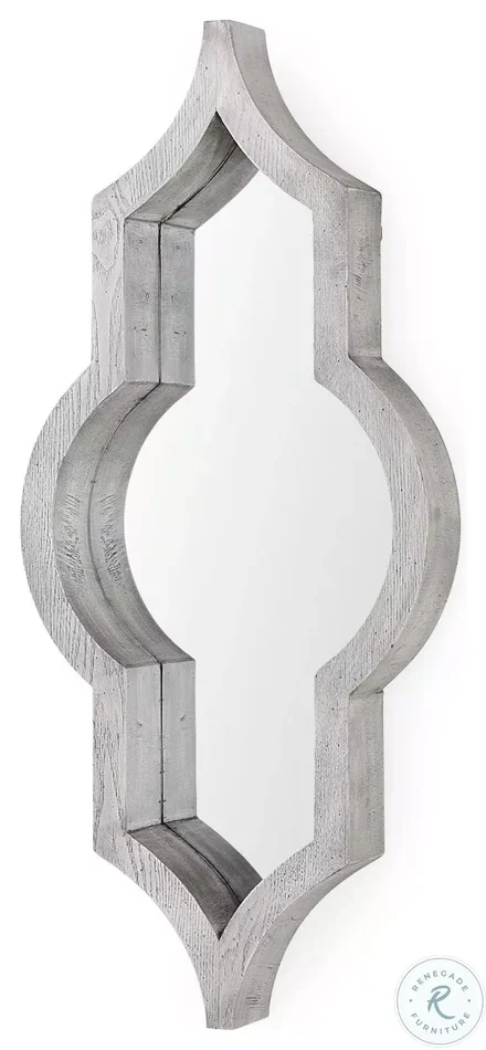 Tamanar Gray Wood Wall Mirror