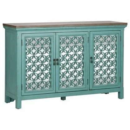 Transitional Accent Chest with 3 Doors