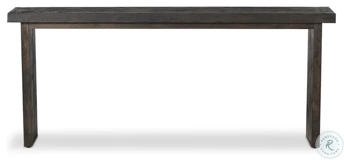 Warby Worn Black Veneer 78″ Console Table