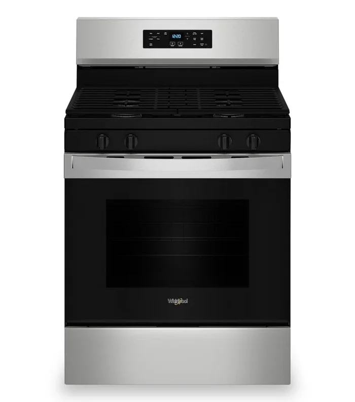 Whirlpool 30″ 5.3 Cu. Ft. Gas Range with SpeedHeat™ Burner – WFGS3530RS | Cuisinière à gaz Whirlpool de 5,3 pi³ et de 30 po avec brûleur SpeedHeatMC – WFGS3530RS | WFGS353S